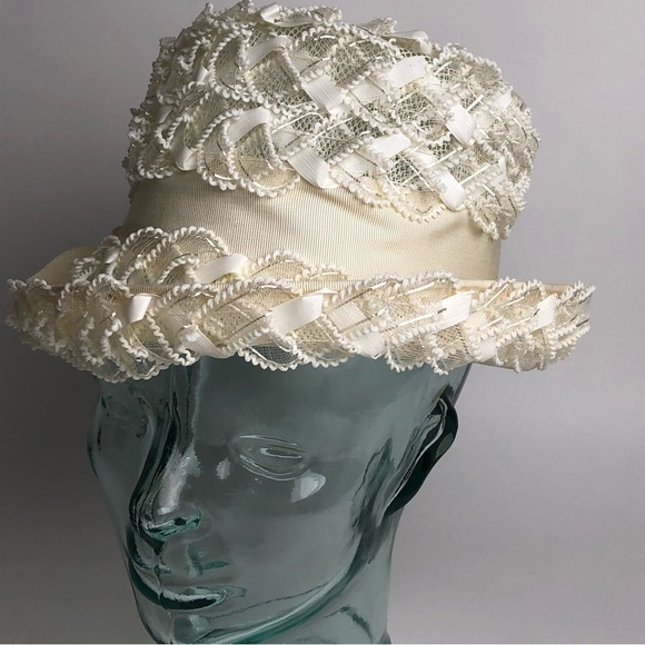 Vintage hat White - Picture 4 of 8